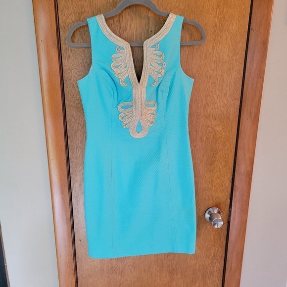 Lilly Pulitzer Dresses & Skirts - Lily Pulitzer Janice Shift Dress Turquoise